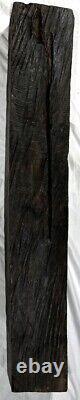 Gabon Ebony Log Segments-You Cut to Size- 20 lbs Exotic Wood (Item 190)
