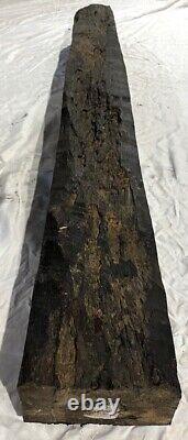 Gabon Ebony Log Segments You Cut to Size 30 lbs Exotic Wood (Item 238)