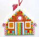 Gingerbread House Wooden Jigsaw Puzzle-hand Cut, Double-sided, Painted-on-wood
