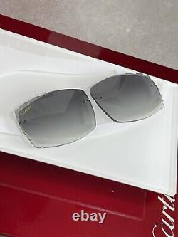 Graphite Cartier Diamond Cut Lenses For Buffalo, Wood, Acetate, And C Decor Wire