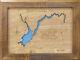 Great Sacandaga Lake, New York Laser Cut Wood Map Wall Art Made To Order