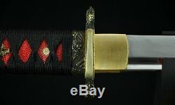 HANDMADE Japanese Samurai KATANA Sword Full Tang 1060 Carbon Steel Can Cut Trees