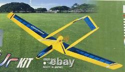 HIROBO SUN SETTER JR RC Electric Sailplane Glider Laser Cut Wood Kit RARE