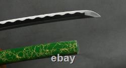 Hand Forged T1095 Carbon Steel Katana Very Sharp Japanese Sword sword Cut Trees