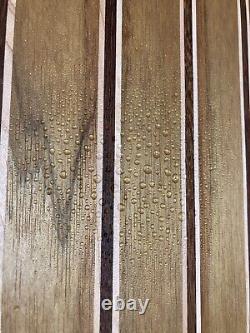 Handcrafted Exotic Wood Edge Grain Serving, Charcuterie or Cutting Board