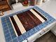 Handcrafted Face Grain Kingwood/holly Cutting Board 13/16x11-1/4x16-1/4