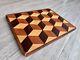 Handmade 3d End Grain Cutting Board With Feet