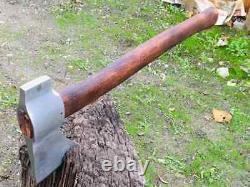 Handmade Carbon Steel Wood Chopping Axe For Camping Bus hcraft Forest Hunting