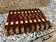 Handmade Exotic Wood End Grain Hand Crafted Cutting Board