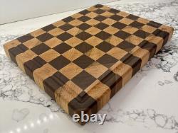 Handmade Exotic Wood End Grain Hand Crafted Cutting Board