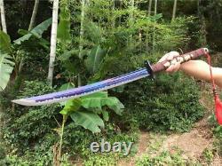 Handmade Saber Broadsword Cut Horse Dao Sword Sharp High Manganese Steel Blade