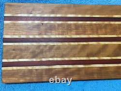 Handmade Wood Cutting Board Charcuterie Board Crafts 1 x 11 x 21 #242
