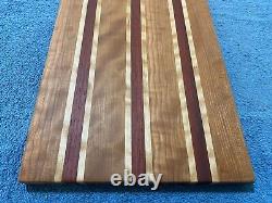 Handmade Wood Cutting Board Charcuterie Board Crafts 1 x 11 x 21 #242