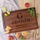 Handmade Wooded Personalized Cutting Board Laser Engraved Housewarming Gifts