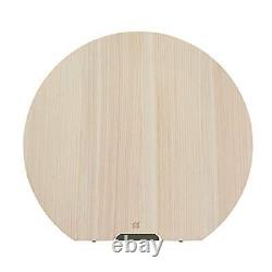 Harumi Kurihara Hinoki Wooden Round Cutting Board Large 35cm Japan Import