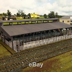 Ho Scale cattle Auction sale yards laser cut timber kit