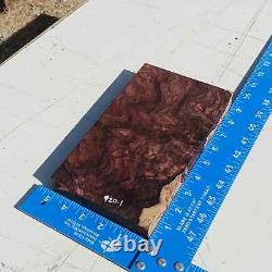 Honduran Rosewood Burl G1 1.25x5.25x9 Blank Wood for Woodworking Projects