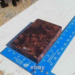 Honduran Rosewood Burl G1 1.625x4.875x7 Blank Wood for Woodworking Projects