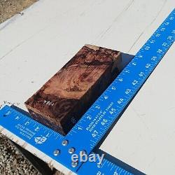 Honduran Rosewood Burl G1 2x3x6.75 Blank Wood for Woodworking Projects