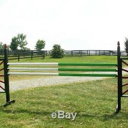 Horse Jumps 10ft Bundle/6 Half & Half CUT Wood Rails Color Choice