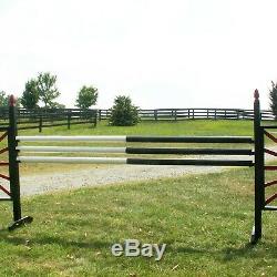 Horse Jumps 12ft Bundle/6 Half & Half CUT Wood Rails Color Choice