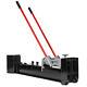 Hydraulic 12 Tons Log Splitter Cut Wood Cutter Manual Operated With 2-wheel