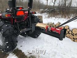 Hydraulic Log Splitter Cut Wood Mobile 10 Ton Cutter Manual Operated with Wheels