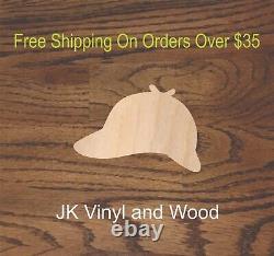 Inspector Hat, Puppy, Laser Cut Wood, Wood Cutout, Crafting Supply, A299