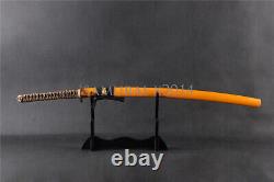 Japanese KATANA Samurai Sword 1060 Carbon Steel Full Tang Sharp Can Cut Bamboo