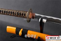 Japanese KATANA Samurai Sword 1060 High Carbon Steel Full Tang Can Cut Bamboo