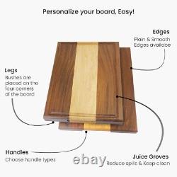 Jobois Rosebud Customizable Handmade Cutting Board, Made in USA CB25