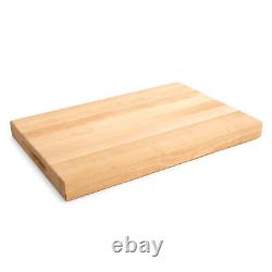 John Boos BBQ Collection Reversible Wood Cutting Board withJuice Groove, Maple