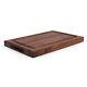 John Boos Bbq Collection Reversible Wood Cutting Board Withjuice Groove, Walnut