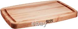 John Boos Block CB1050-1M2014150 Maple Wood Oval Cutting Board with Juice Groove