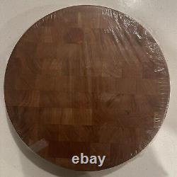 John Boos Block Cherry Wood Chopping Block End Grain 15 x 2.5 Round Reversible