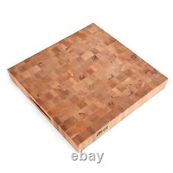 John Boos CCB Reversible Wood Chopping Board, 18 x 18 x 2 1/4, Maple