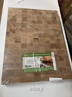 John Boos Cutting Board 24x18x2.25 Reversible Maple End-Grain with Finger Grips