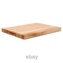 John Boos Large Maple Wood Edge Grain Reversible Cutting Board, 20 x 15 x 1.5