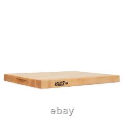 John Boos Maple Wood Edge Grain Cutting Board, 20 x 15 x 1.5 Inches (Open Box)