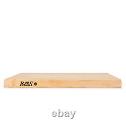 John Boos Maple Wood Edge Grain Cutting Board, 20 x 15 x 1.5 Inches (Open Box)