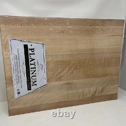 John Boos Platinum Maple Wood Edge Grain Cutting Board 20 x 15 x 1.75