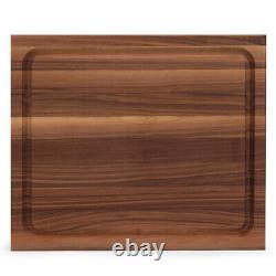 John Boos Reversible 21 Au Jus Carving Cutting Board with Juice Groove, Walnut