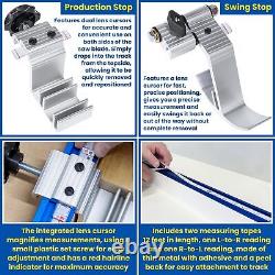 KMS8000 Aluminum Precision Trak and Stops Kit Precise Repeatable Cutting Woods