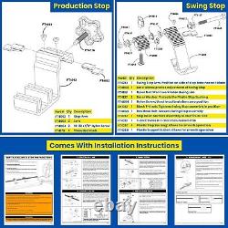 KMS8000 Aluminum Precision Trak and Stops Kit Precise Repeatable Cutting Woods