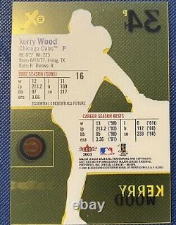 Kerry Wood 2003 Fleer E-x Essential Credentials #70/87 Chicago Cubs