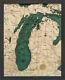 Lake Michigan 16 X 20 New, Laser-cut 3-dimen Wood Chart/lake Art Map