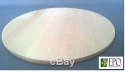 LARGE WOODEN ROUND STAND CUTTING CHOPPING SLICE PIZZA BOARD Diam 20 40 50cm 20