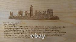 Lake Austin, TX Laser Cut Wood Map Wall Art Made to Order