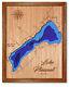 Lake Pleasant New York 3d Laser Cut Wood Lake Map. Lake House Wall Decor