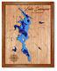 Lake Sunapee New Hampshire 3d Laser Cut Wood Lake Map. Lake House Wall Decor